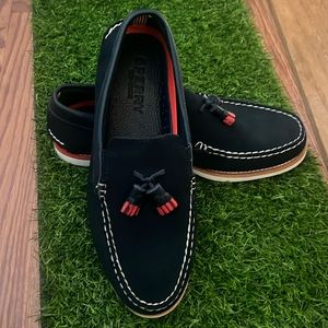 NWT Sperry A/O Suede Tassel Boat Shoes
